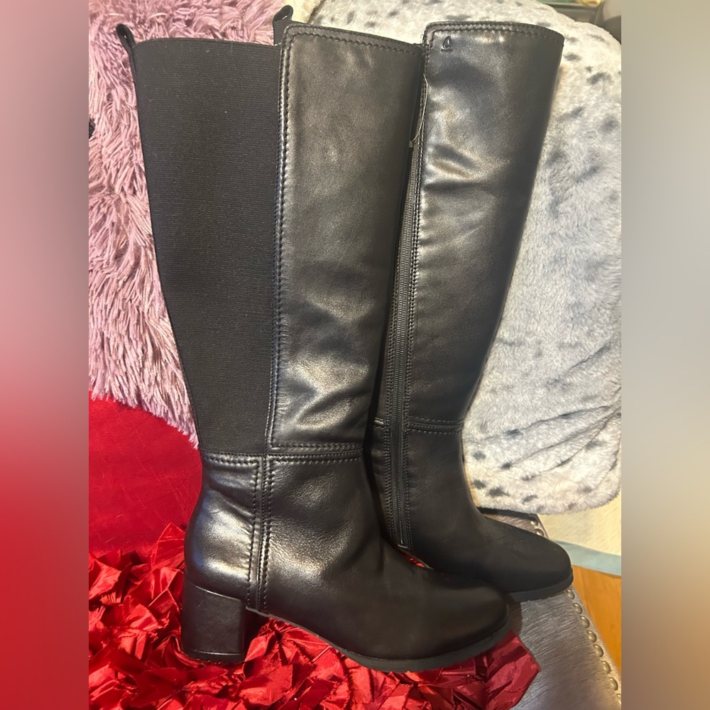 NWOB Naturalizer Women's Brent Knee High Boots / Size 9.5 WIDE CALF /Retail $230 - Picture 2 of 8